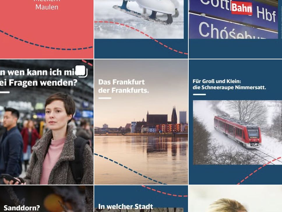 Screenshot DB Regio Nordost bei Instagram.