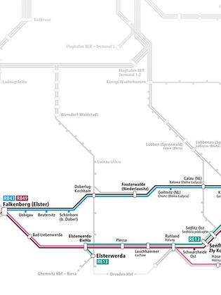 Liniennetz Lausitz