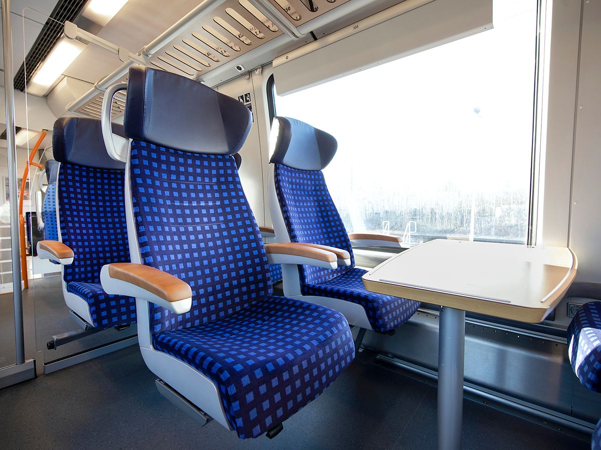 Nachher Bild: 1. Klasse im Zug