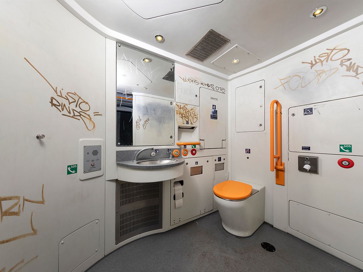 Vorher Bild: WC Bereich