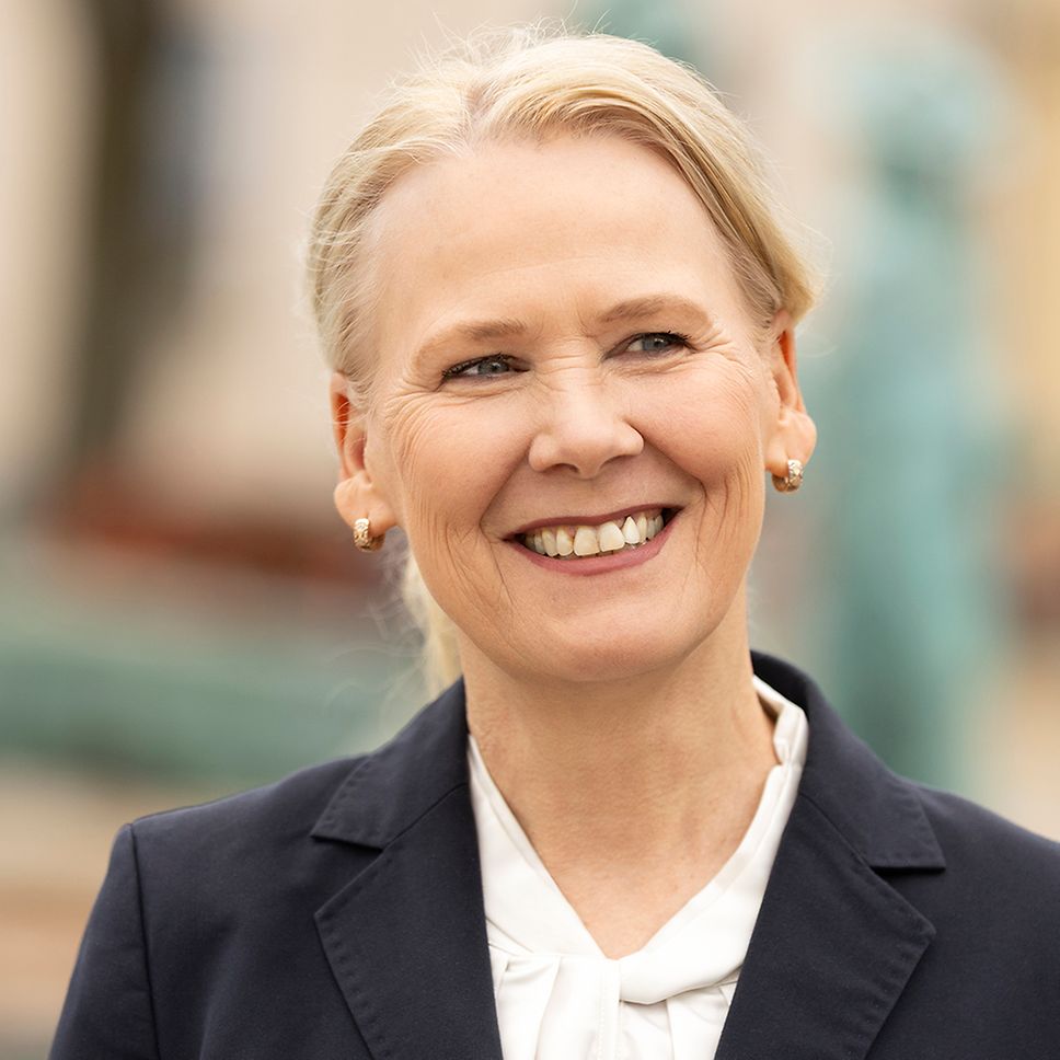 Portrait der Bürgermeisterin vin Angermünde, Ute Erhardt