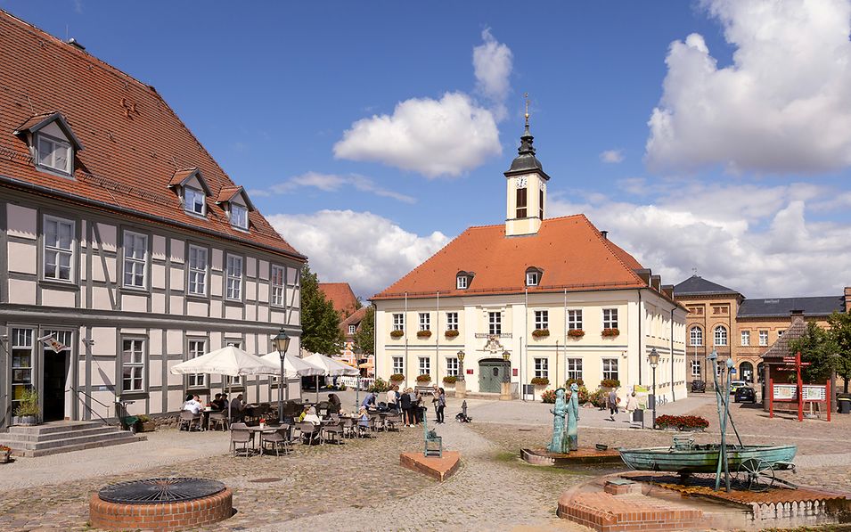 Rathaus am Marktplatz Angermünde 