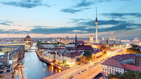 Blick auf Berlin inklusive Fernsehturm