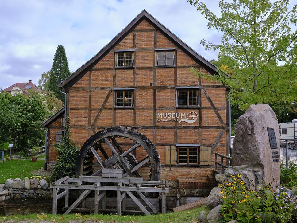 Schleifmühle und Weinberg Schwerin.